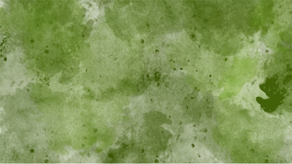Abstract green watercolor background.Hand painted watercolor. vector
