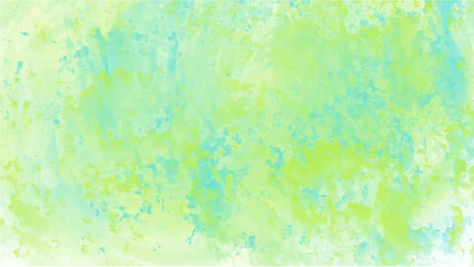 Abstract green watercolor background.Hand painted watercolor. vector