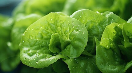 Fresh Cos Romaine Lettuce The organic Green Cos Lettuce in the home garden in the evening Fresh vegetable in the garden. Healthy food for weight loss concept High fiber and High vitamin. Green salad