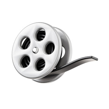 film roll 3d, cinema and film 3d render pack, high quality render, transparent background