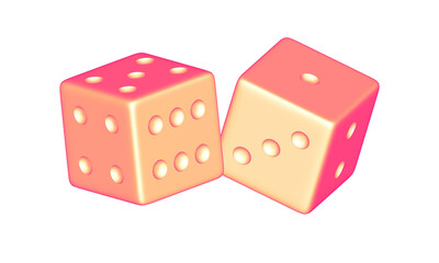 two red dice
