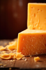 Artisanal Cheese Delights: Explore the Dairy World, Cheddar a Delicious Cheese - Ai Generative