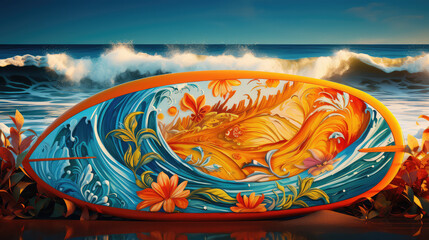 Surfboard: Summertime Beach Vibes