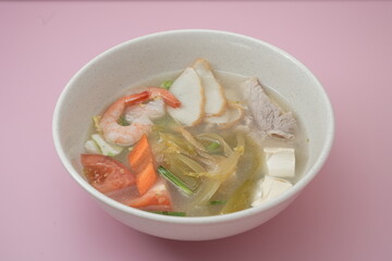 seafood tofu soup