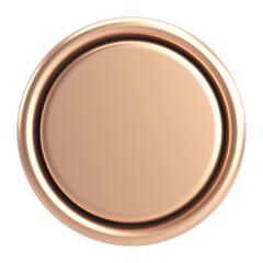 3D button. Empty button. 3D illustration.