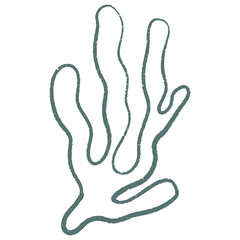 Abstract Scribble Line