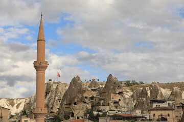 Fototapeta na wymiar Smurf's Beatiful City, Kapadokia In Turkey(Türkiye)