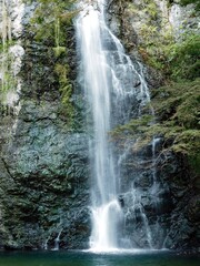 Fototapeta na wymiar waterfall in nature outside