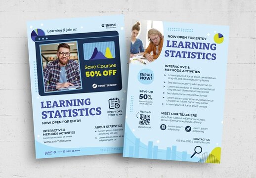 Learning Education School Flyer Poster Layout