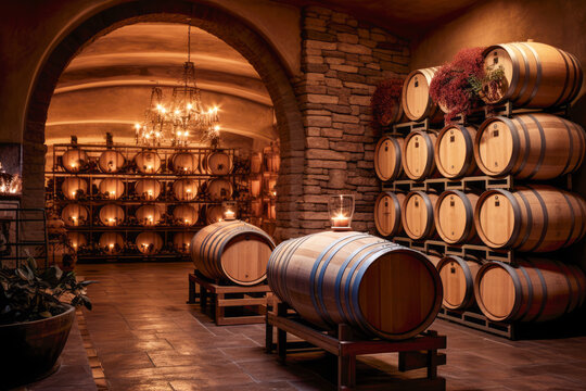 Aged to Perfection: Explore the World of Wine in a Traditional Wine Cellar