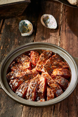 Home cooking in Chinese commercial restaurant, fine Chinese cuisine, high end restaurant, expensive food