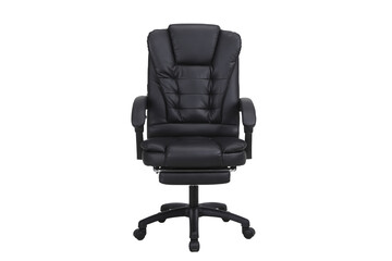 Armchair or stool in front, back, side angles. Furniture for Interior design. black office chair,...