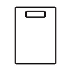 clipboard isolated on white