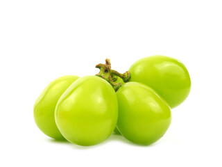 Shine Muscat grape  isolated on a white background. .