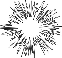 Obraz premium Abstract burst pattern fireworks element