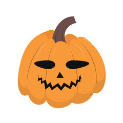 Jack o lantern pumpkin. Halloween illustration of a pumpkin.