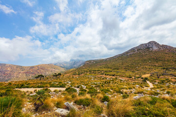 Fototapeta na wymiar Mallorca Landscapes mountainous Collection