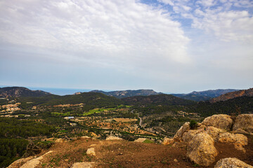 Fototapeta na wymiar Mallorca Landscapes mountainous Collection