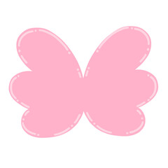 Pink Butterflies Cartoon illustration Pink Butterfly Cute Element