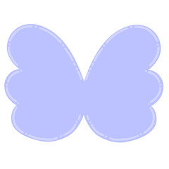 Purple Butterflies Cartoon illustration Purple Butterfly Cute Element