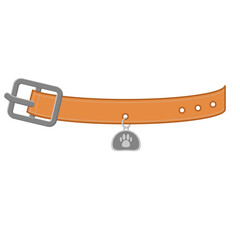 Necklace For Pet Cat Head Logo Medal Silver Basic Shape
