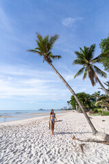 woman on the beach