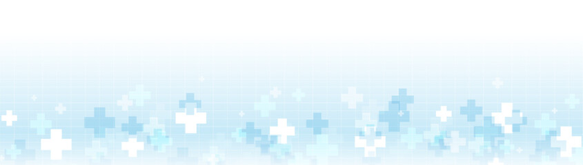 Abstract geometric medical cross shape medicine and science concept background. Vector illustration