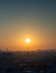 スカイツリーと太陽