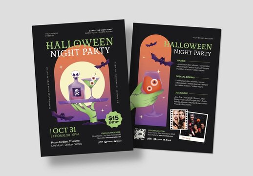 Halloween Flyer Layout