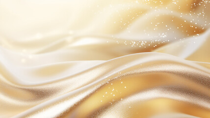 Abstract luxury gold color glitter  shiny on white background
