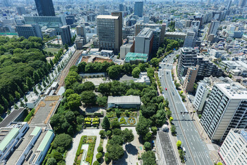 東京　文京シビックセンター展望台からの眺め