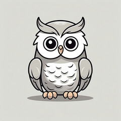 Fototapeta premium owl on a branch