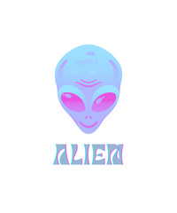 Alien's face - Meet the mesmerizing blue alien