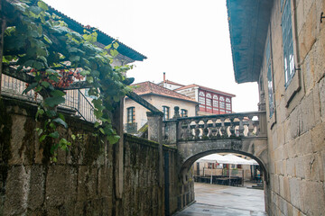 Fototapeta na wymiar Historical center of Pontevedra, Galicia, Spain