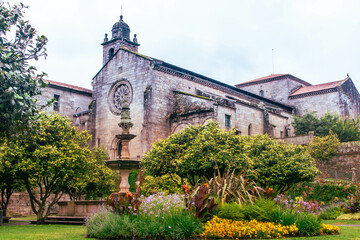 Fototapeta na wymiar Convent of San Francesco at Pontevedra