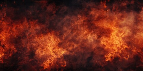 Grunge fire textures background, Grunge wall with blazing fire, LAVA structure. Earth Concept, generative ai