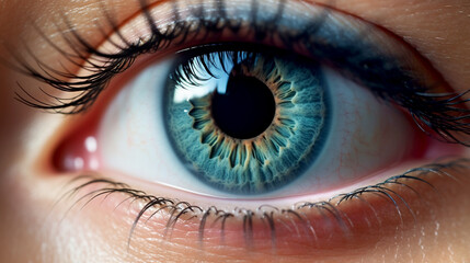 close up of a female eye wallpaper