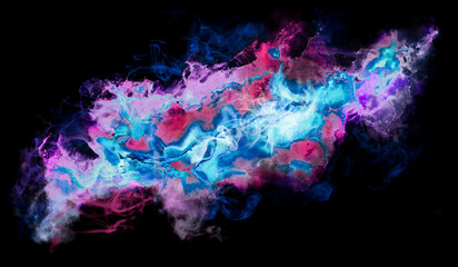 Spectacular neon fluorescent alcohol Ink art. Alcohol ink background. Abstract cosmos alcohol ink....