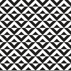 geometric seamless pattern in black and white