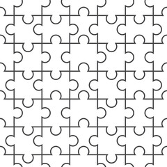 puzzle jigsaw puzzle blank template pattern background