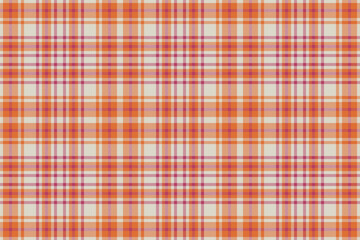 Pattern texture background of textile seamless vector with a tartan check fabric plaid.