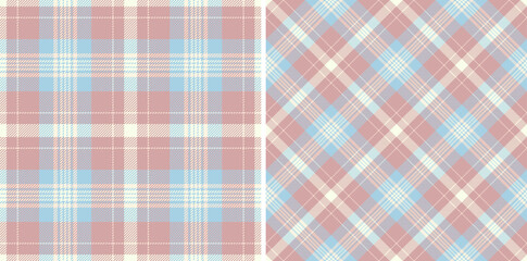 Fabric vector plaid of pattern seamless textile with a tartan check background texture.