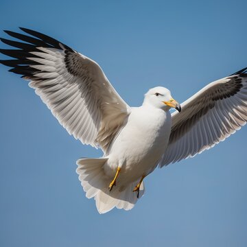 Animal Bird Seagull Flying on Sky Photo