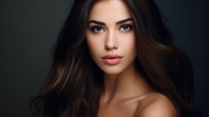 Fototapeta premium Beauty woman healthy clean skin beautiful female