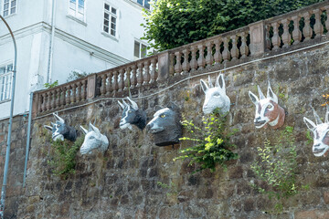 street decoration in Marburg Germany