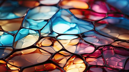 aesthetic background with patterned glass shards - created using generative AI tools