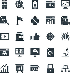 SEO and Internet Marketing Cool Vector Icons 2

