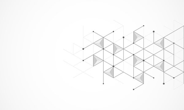 Abstract geometric background with a triangle shape pattern