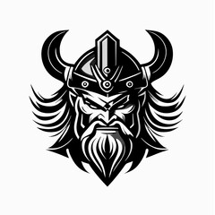 viking logo, warrior