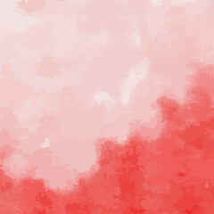 vector pink and red watercolor background post or banner social media water color poster design